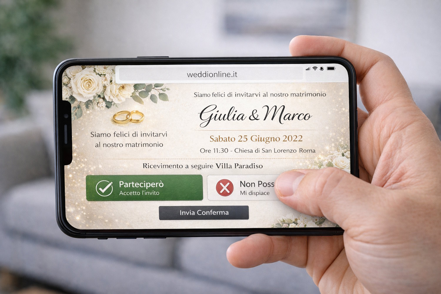 Digital Invitation Mockup